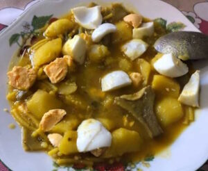 Alcachofas y patatas